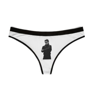 The Bad One Thong | Side Cutout Printed Thong