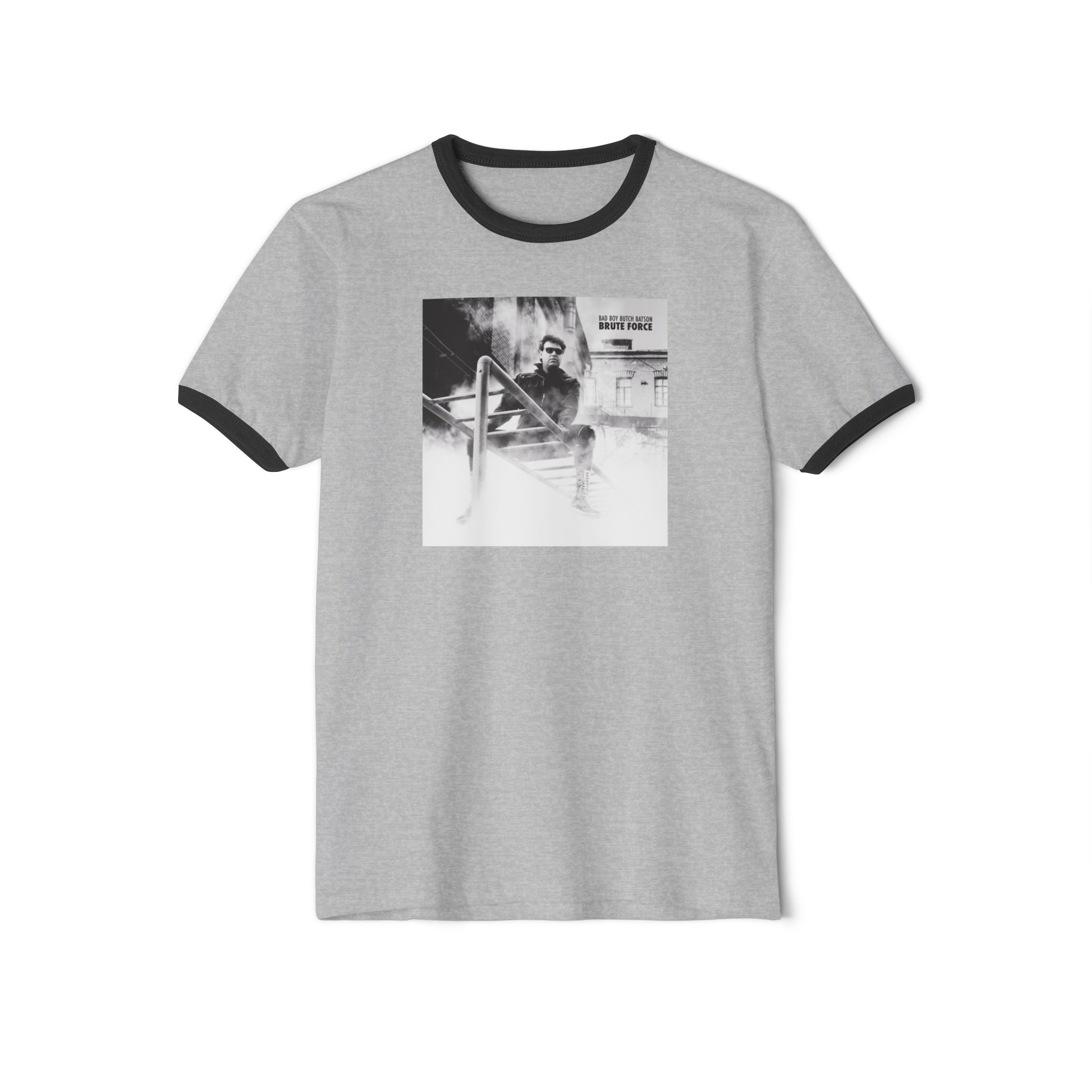 Brute Force Album Cover T-Shirt | Ringer Tee - Image 7