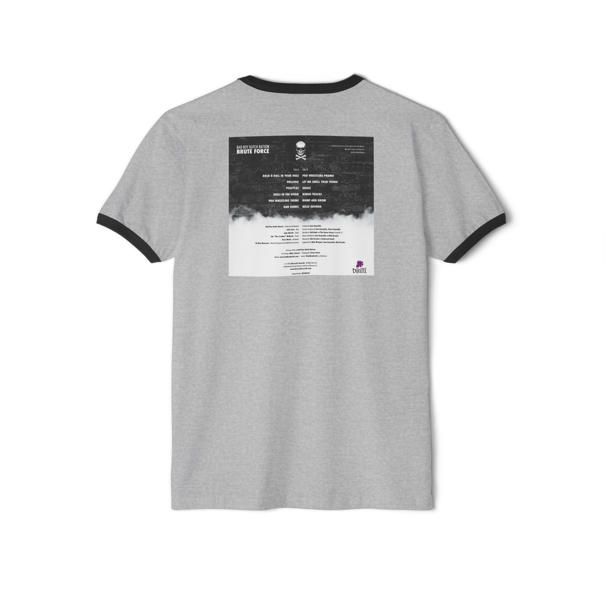 Brute Force Album Cover T-Shirt | Ringer Tee - Image 8